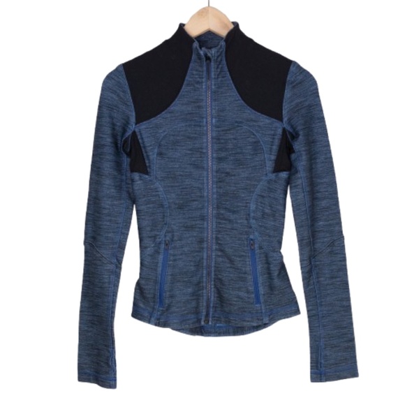 Lululemon Forme Jacket Denim Inkwell Size 2 - Picture 1 of 7